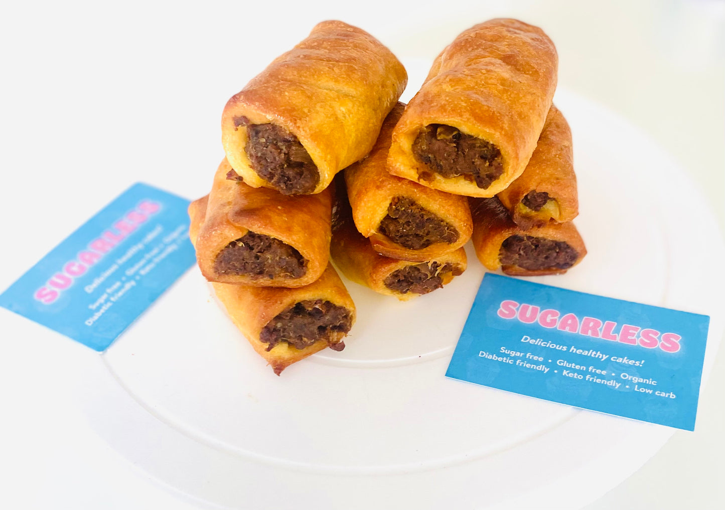 Keto 95%meat pork sausage rolls(Freezer Friendly)