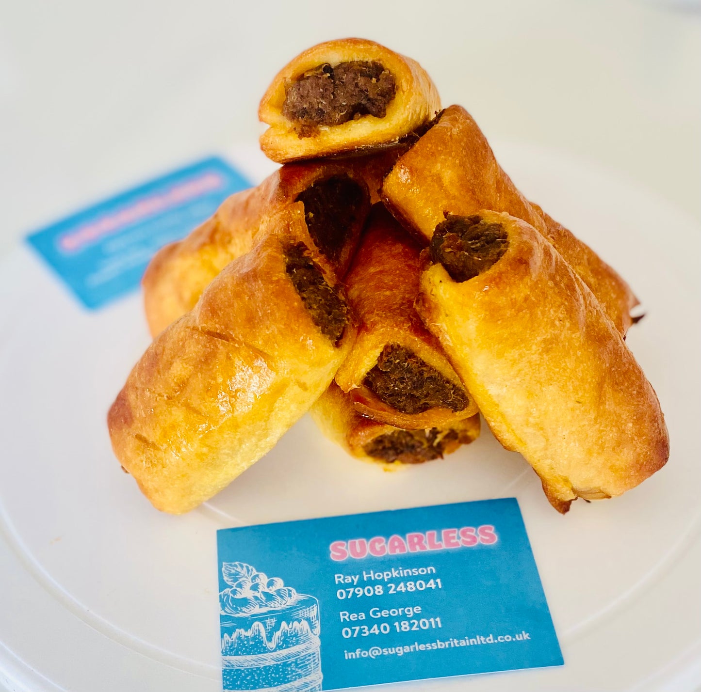 Keto 95%meat pork sausage rolls(Freezer Friendly)