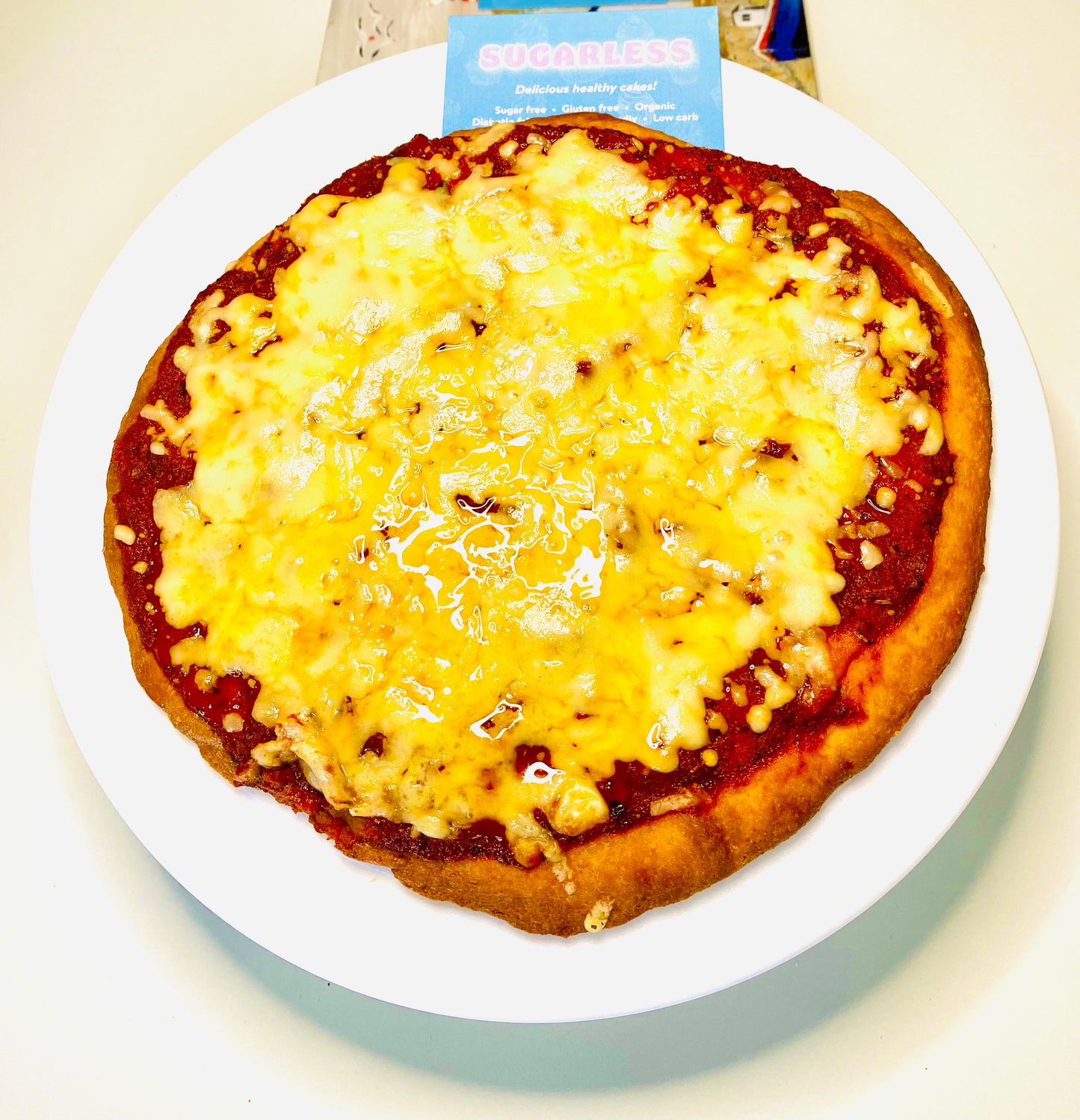 Keto High Protein Margarita Pizza