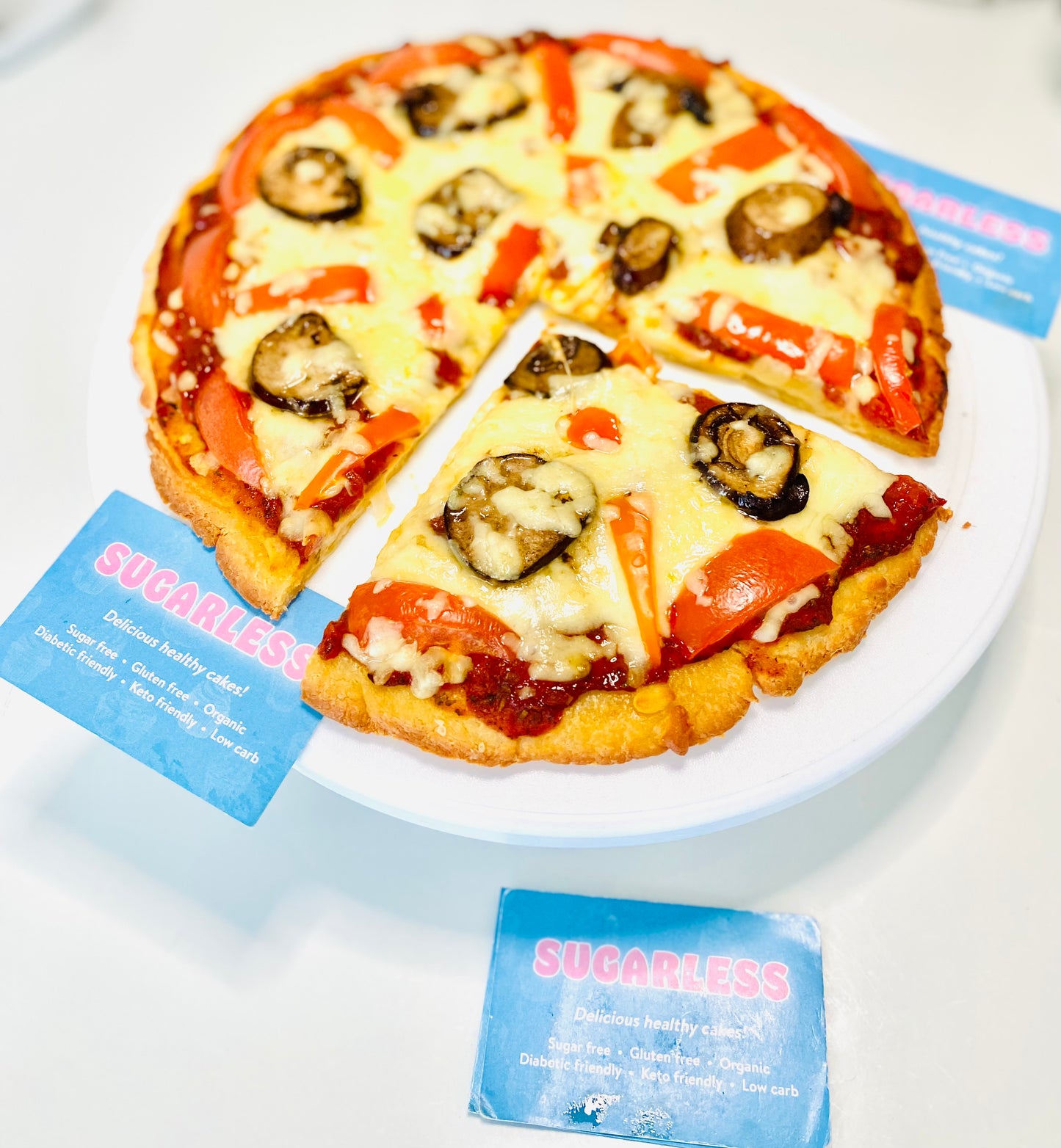 Keto High protein Mushroom Pizza