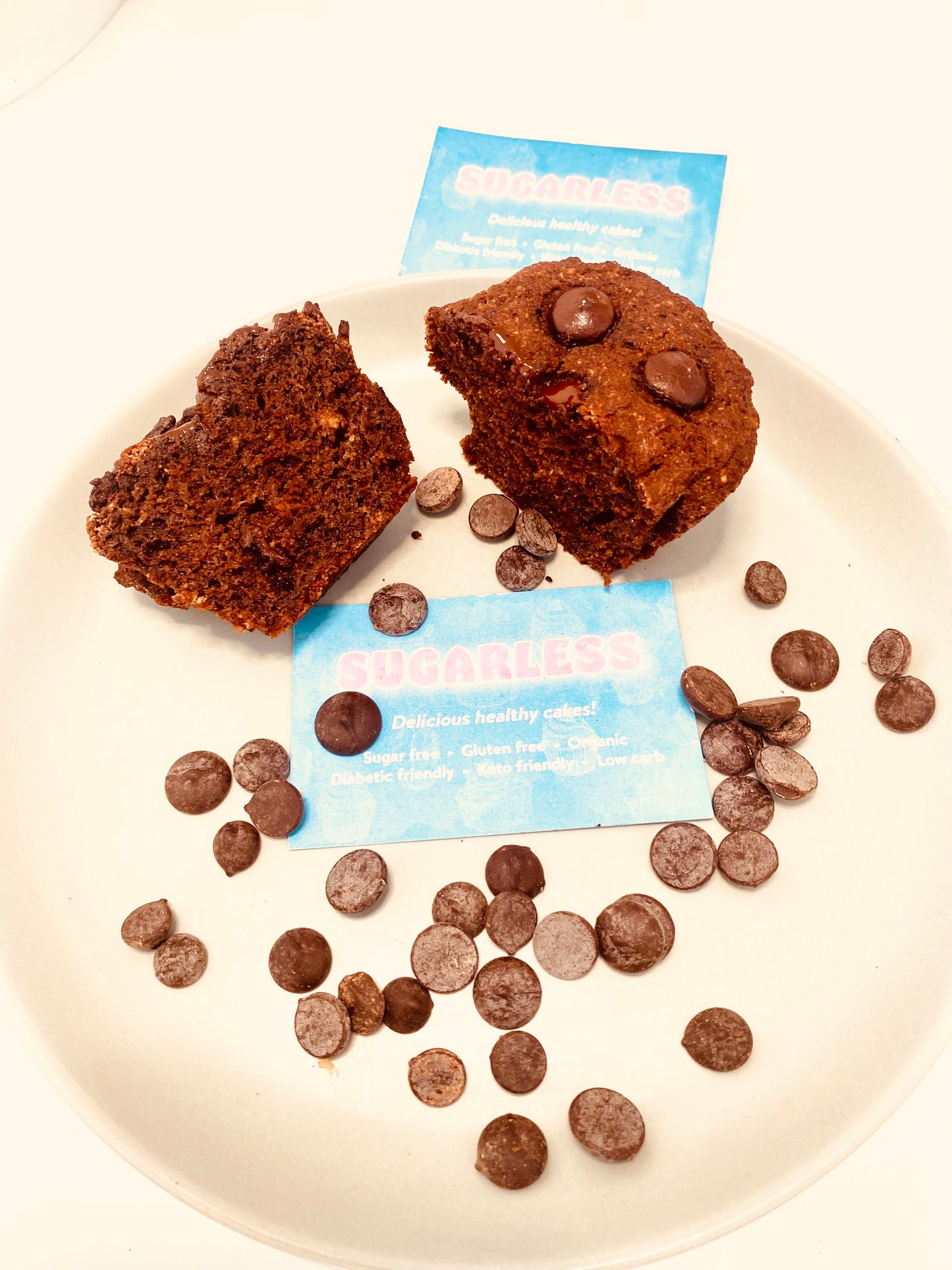 Keto Double Chocolate Muffins(Freezer freindly)