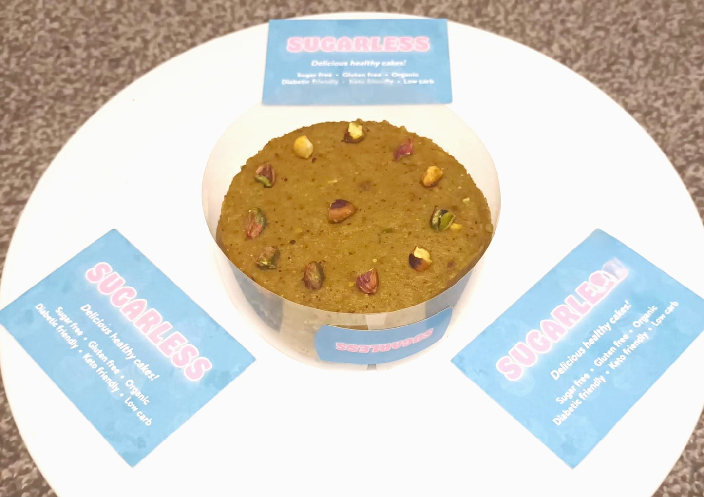 MINI KETO PISTACHIO CHEESECAKE Freezer Friendly