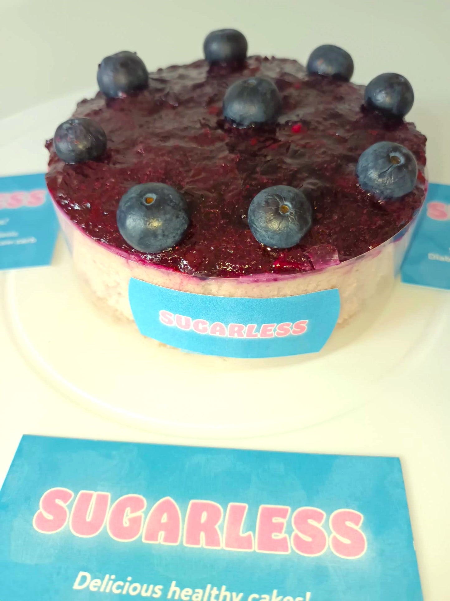 KETO BLUEBERRY CHEESECAKE Freezer Friendly