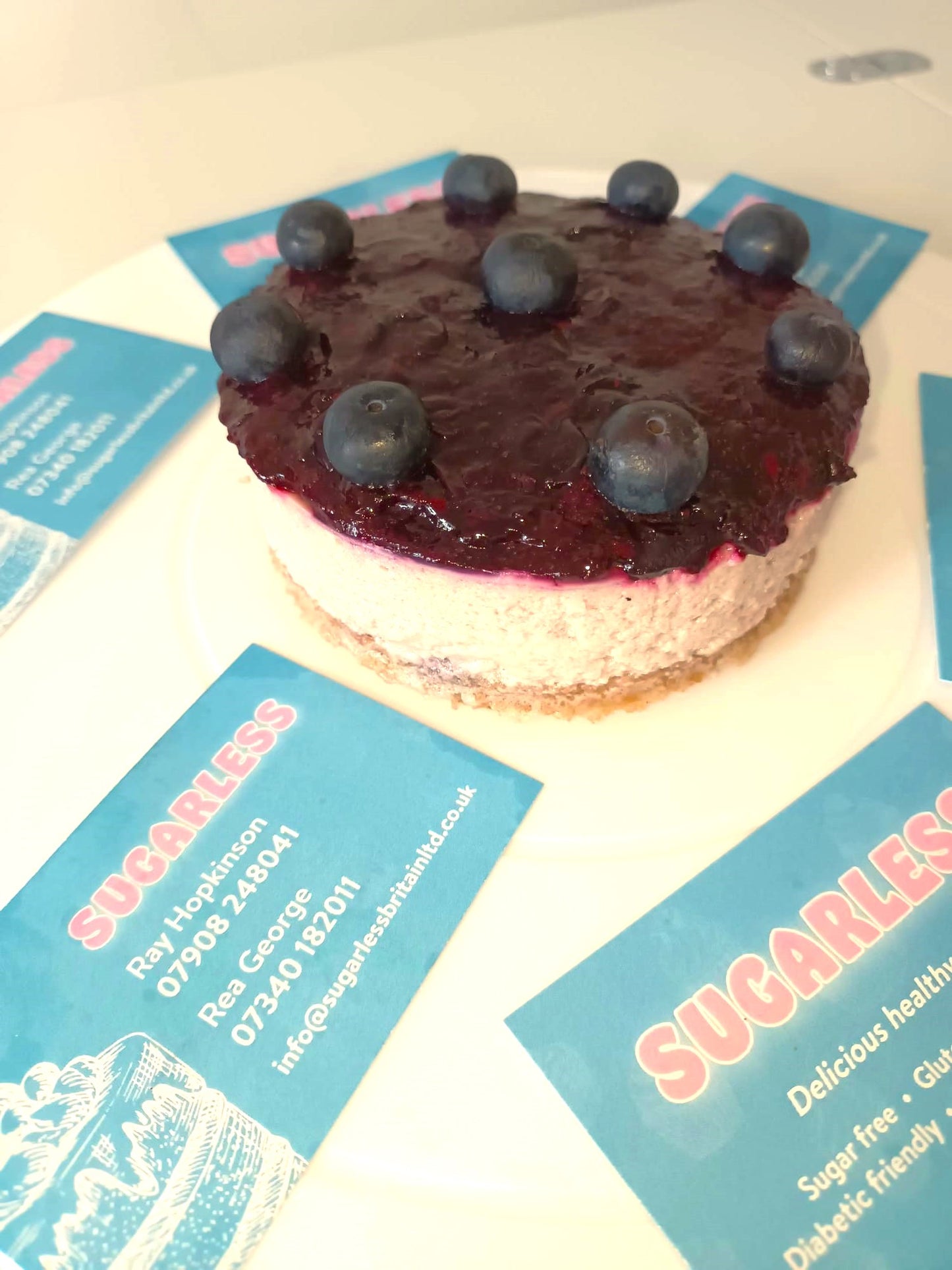 KETO BLUEBERRY CHEESECAKE Freezer Friendly