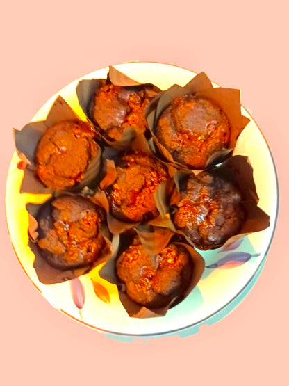 Keto Double Chocolate Muffins(Freezer freindly)