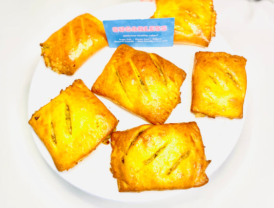 Keto Cheese and Onion Pasty (Freezer friendly)