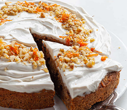 KETO CARROT CAKE WITH CREAM CHEESE FROSTING (Freezer Friendly)
