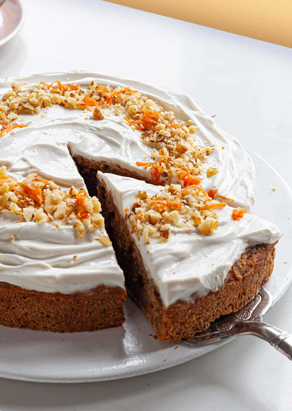 KETO CARROT CAKE WITH CREAM CHEESE FROSTING (Freezer Friendly)